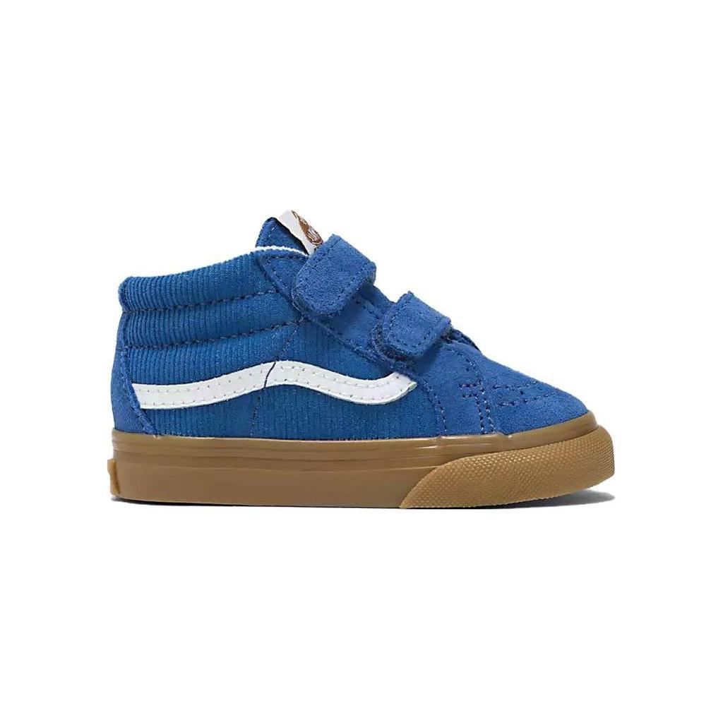 New Vans SK8 Durable Breathable Mid Top Toddler Shoes Blue Infant And Toddler VN0A5DXDBLU