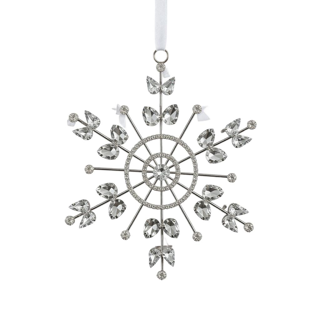 Christmas Snowflake Ornaments and Acrylic Hanging Decorations for Christmas Tree and Window Displays