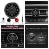Orologio per Auto Ornamenti Interni Orologio Bocchette di Aerazione Uscita Clip Orologio Mini Decorazione Cruscotto Visualizzazione Ora Accessori Auto