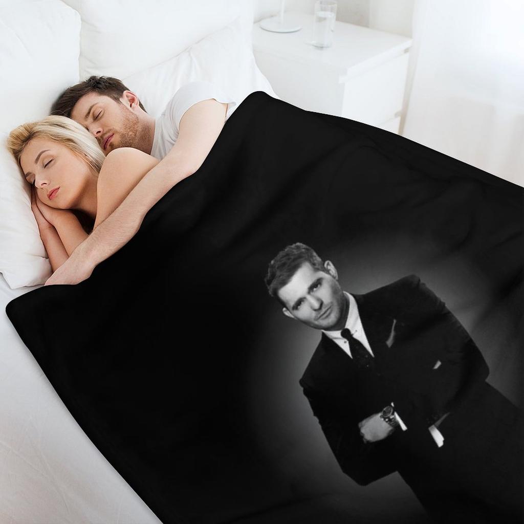 nn michael buble Throw Blanket bed plaid Luxury halloween for sofa Blankets