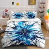 Abstract Blue Splash Pattern. Bedding Sets Duvet Cover Sets Duvet Covers Pillowcases(1*Duvet Cover 2*Pillowcases Without Duvet Insert)