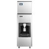 500 Lbs/Day Commercial Ice Maker 180 Lbs Storage Bin Auto Ice Dispensing