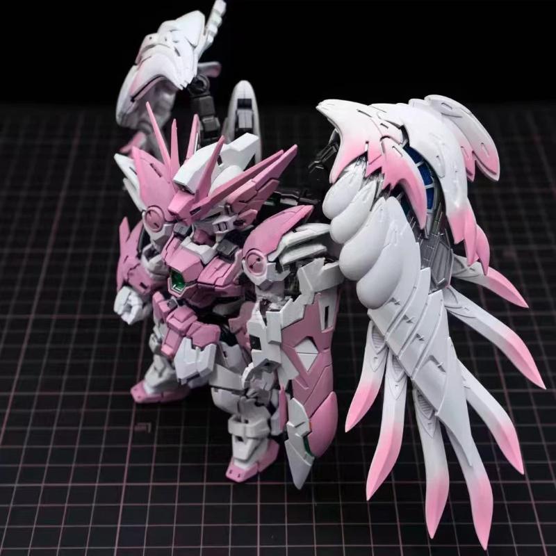 Nieuw MGSD Vleugel Kleurverloop Kersenbloesem Roze Montage Model Bouwpakket Actiefiguur Anime Merchandise Mecha Speelgoed Bureau Decoratie Jongenscadeau