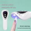 Portable Wireless Nail Art Dryer - Quick Dry, No Black Hands, Handheld Phototherapy Lamp, Japanese Display.
