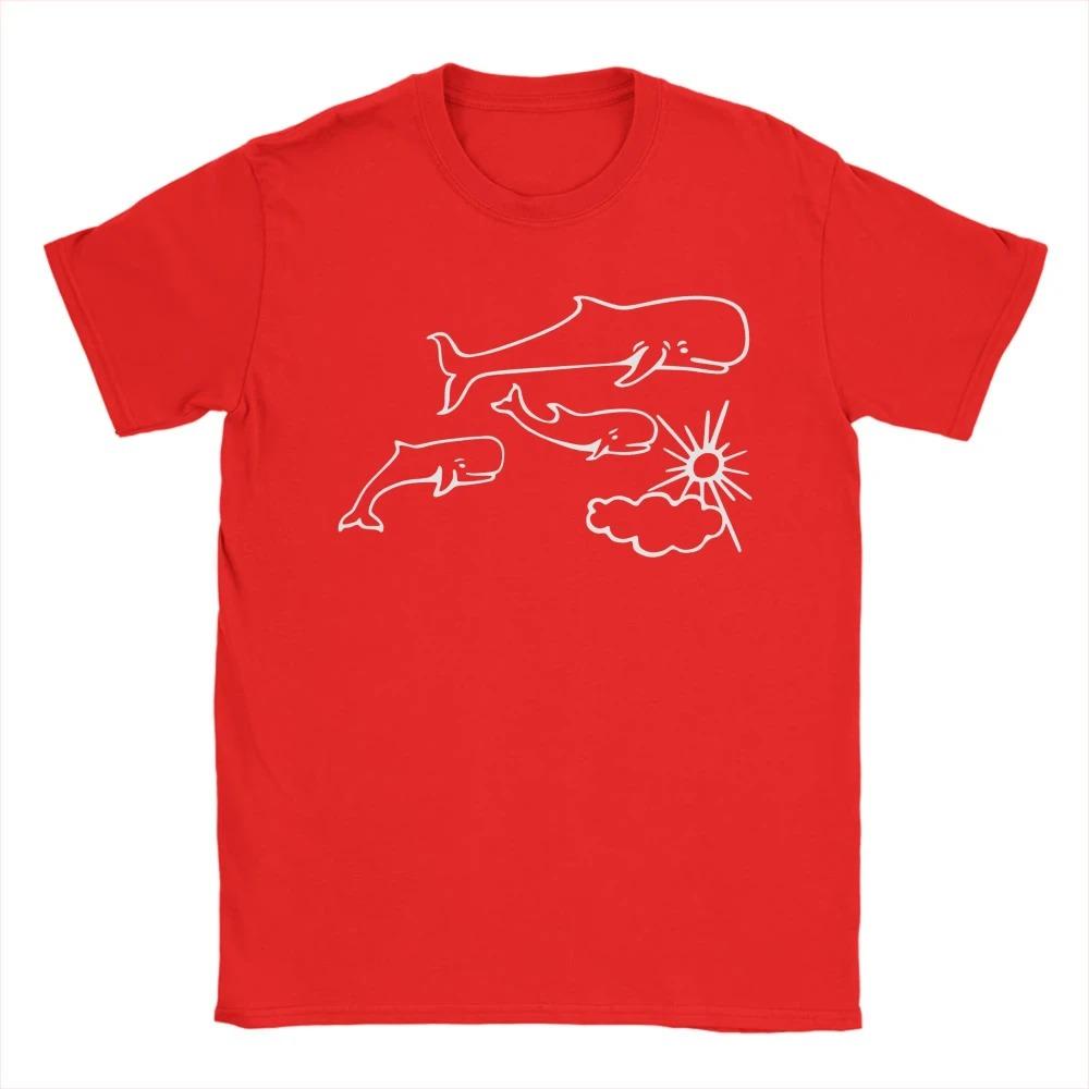 

Robe De Extremoduro Mens Whale and Sun Tattoo Pattern TShirt Cotton Material Casual Short Sleeve Crew Neck TShirt Plus M