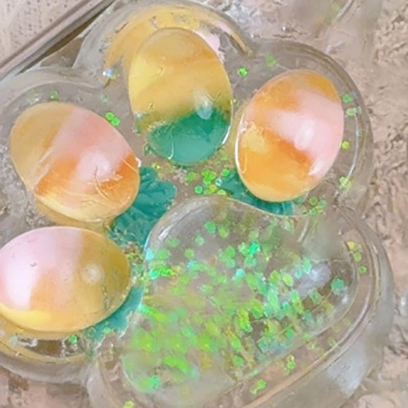 1 Stück Katzenpfote Slow Rebound Stressabbau Squeeze Requisiten Sternenhimmel Große Katzenpfote Squishy Fidget Spielzeug Kneten Dekompression Geschenk