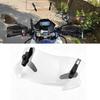 Motorcycle Windshield Extension Adjustable Spoiler Clamp-On Deflector