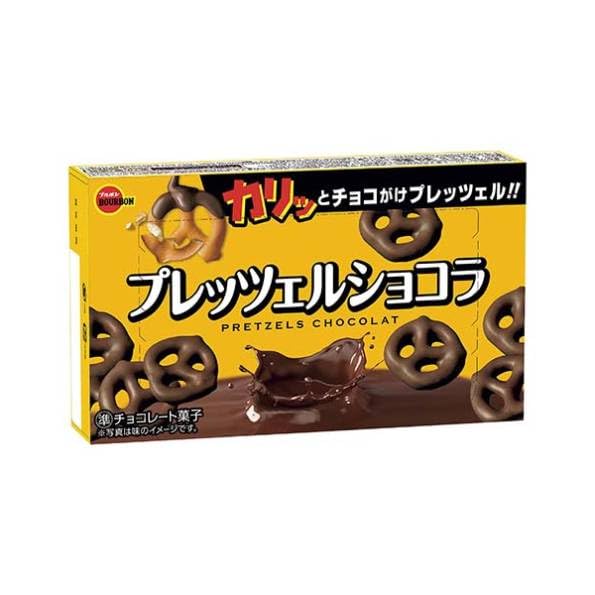

Bourbon pretzel chocolate 62g x 10 pieces
