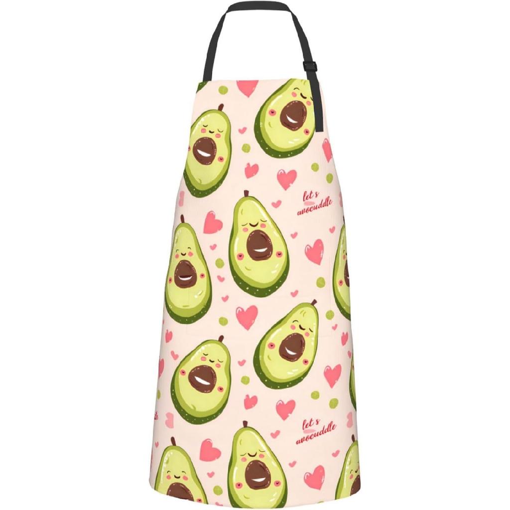 Cute Orange Citrus Apron for Women,28x33in,Fruit Kitchen Aprons with 2 Pockets,Oxford Fabric,Sweet Adjustable Apron for Cooking Baking Gardening