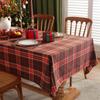 Party Wedding Checked Square Dining Tablecloths Tablecloth Table Cover Christmas Decorations