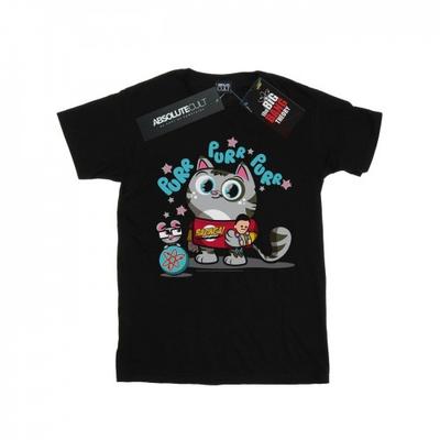 Girls Bazinga Kitty Cotton T-Shirt