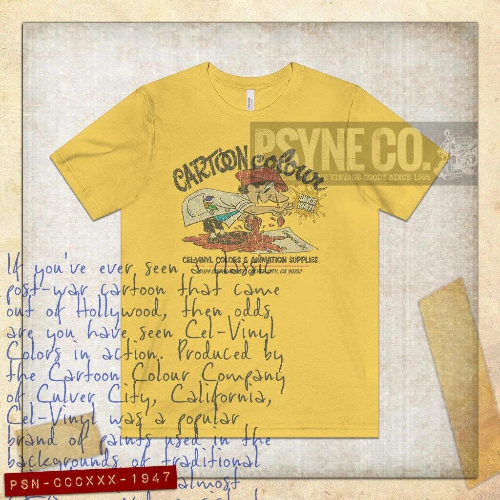 Cartoon Colour Company 1947 Vintage Men s T shirt S