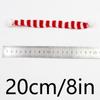 (5Pcs/bag)20cm Christmas Mini Scarf Landscape Decoration Knitted Finger Scarfs Xmas Tree Hanging Decoration Party Children's Toy
