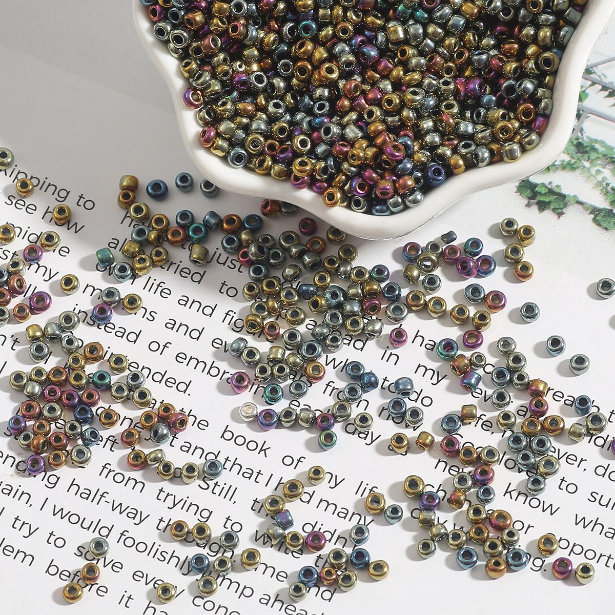 

2/3/4 мм австрийские хрустальные бусины с круглым отверстием, металлические цветные чешские стеклянные бусины для изготовления ювелирных изделий, аксессуары «сделай сам» 3mm 500pcs