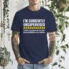 Funny T Shirt Funny Shirts for Men Funny Saying Mens TShirts Sarcastic Dad TShirtsCurrently Unsupervised Mens Tee Tops