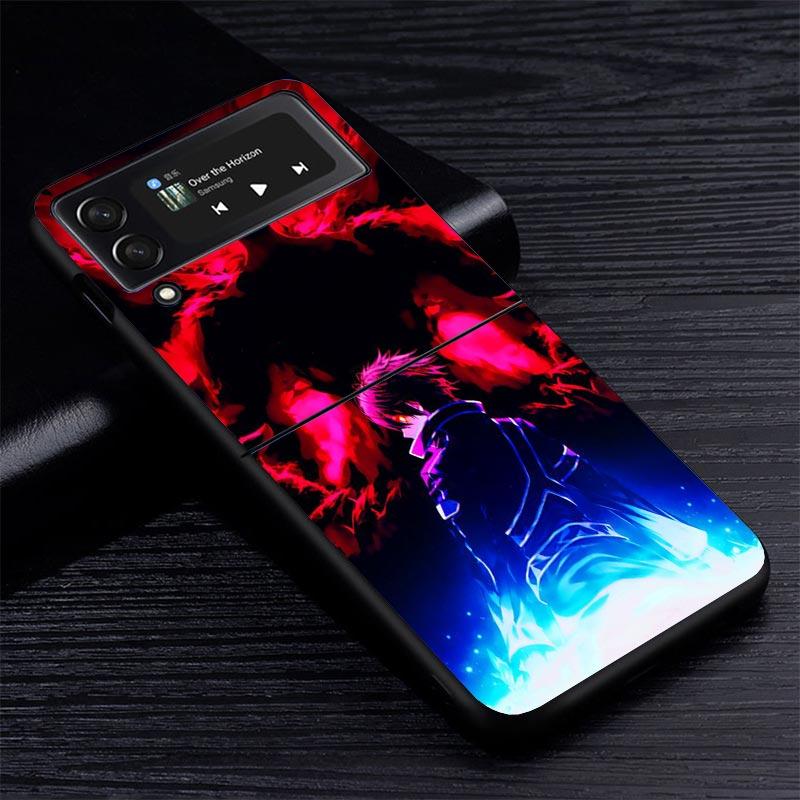 Sword Art Online Anime Z Flip 7 Phnoe Case For Samsung Z Flip 6 5 4 3 5G Galaxy ZFlip7 ZFlip4 ZFlip5 ZFlip6 ZFlip3 Phone Cover 4