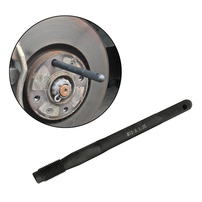 Guida per il montaggio della ruota Strumento per bullone Ruota Pneumatico Gancio per ruota Spina di allineamento Bulloni ruota Strumenti per meccanico automobilistico M14x1.25, M14x1.5, M12x1.5