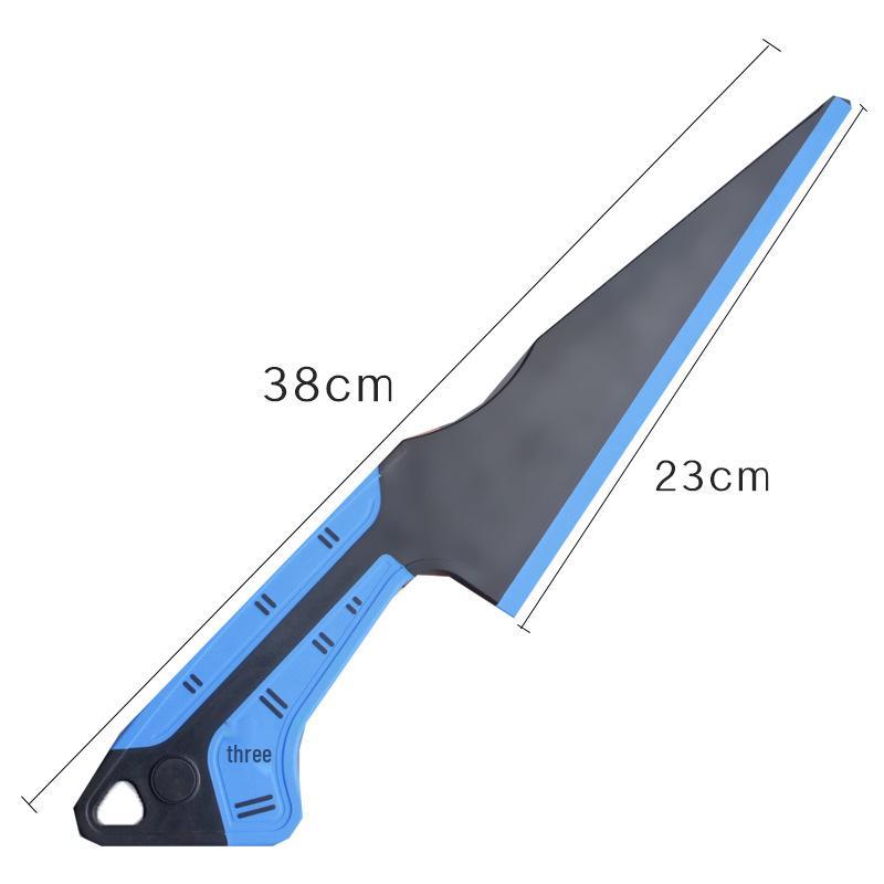 

Extra Long Handle Car Film Scraper with Large Blade & Magnetic Front Windshield Squeegee for Efficient Water & Bubble Removal