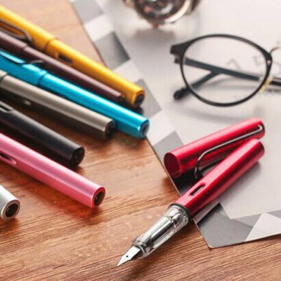 Students Calligraphy Practice Fountain Pen Smooth Writing Extra Fine Nib Pen