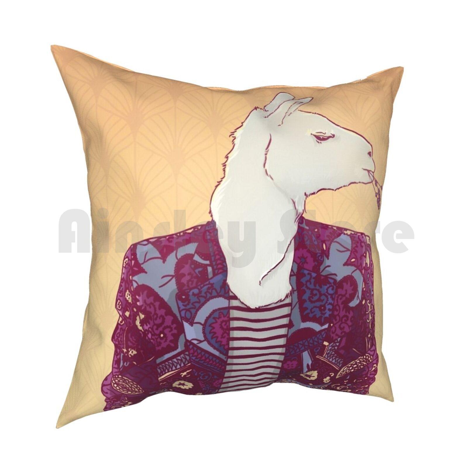 Eddy The Llama Pillow Case Printed Home Soft Throw Pillow 30x30cm 12x12in