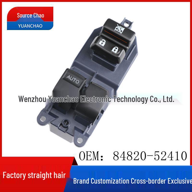 84820-52410: 2012-2014 Toyota Yaris Driver s Side Power Window Switch Electric