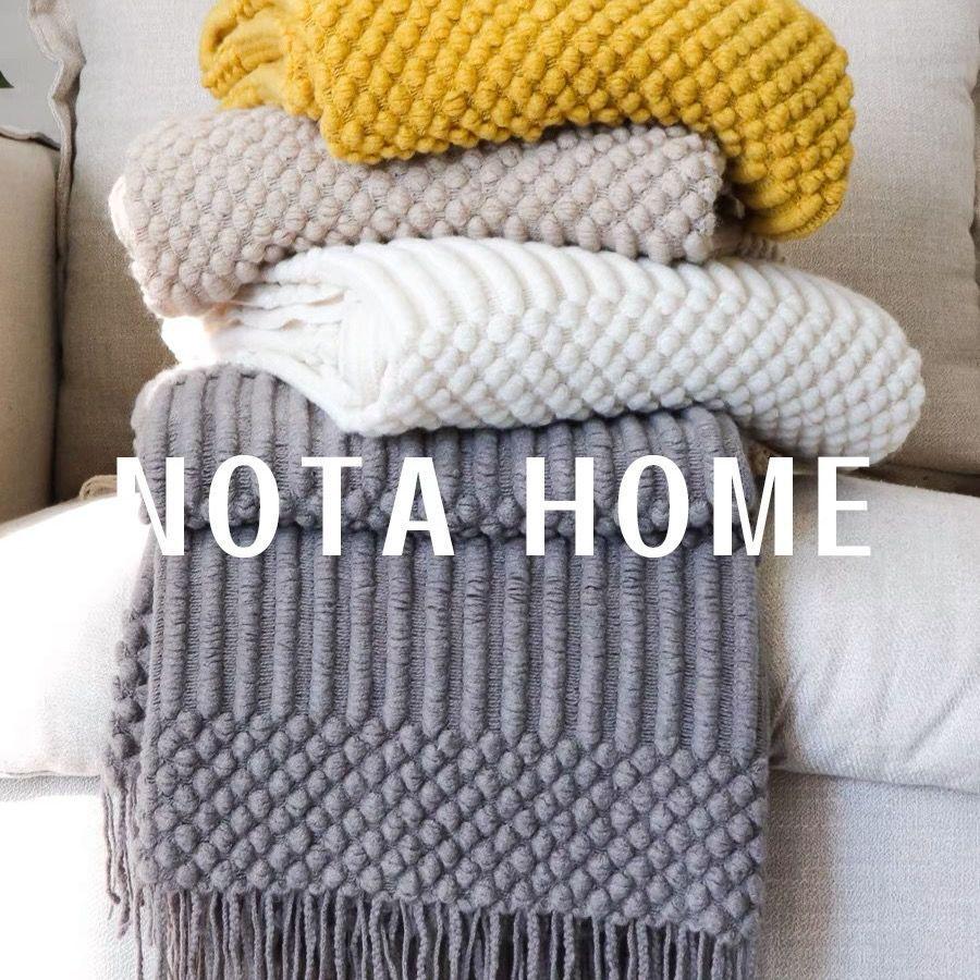 G5Zins Nordic Luxury Wool Blanket Shawl - Light Air Conditioning Throw, Sofa & Office Nap Cape.