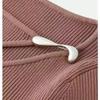 European and American Fashion Wavy Pattern Irregular Brooch High-End Simple Versatile Coat Niche Metal Pin Clothing Accessories