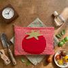 Airfriend Tomato Grid Women Cosmetic Handbag Pouch Travel Organizer Makeup Bag Mini Lipsticks Make Up Storage Bag Wholesale