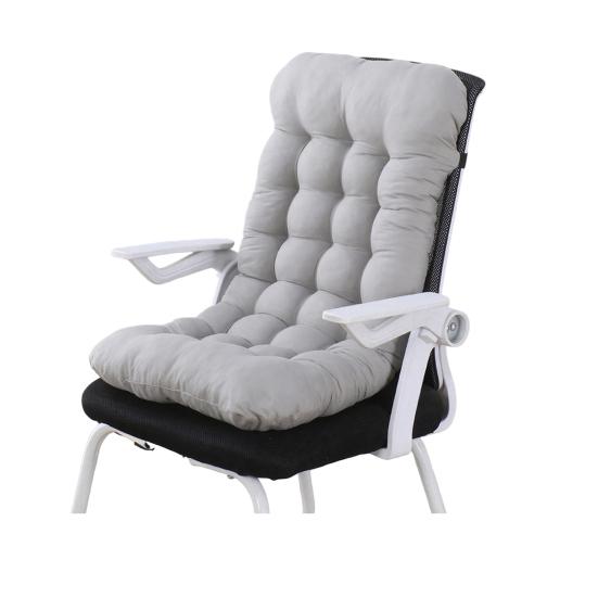 Schreibtischstuhl Kissen Bürostuhl Kissen mit hoher Rückenlehne Rutschfest Schaukelstuhl Sitzkissen mit Bändern für Büro Auto Zuhause Esszimmer Küche