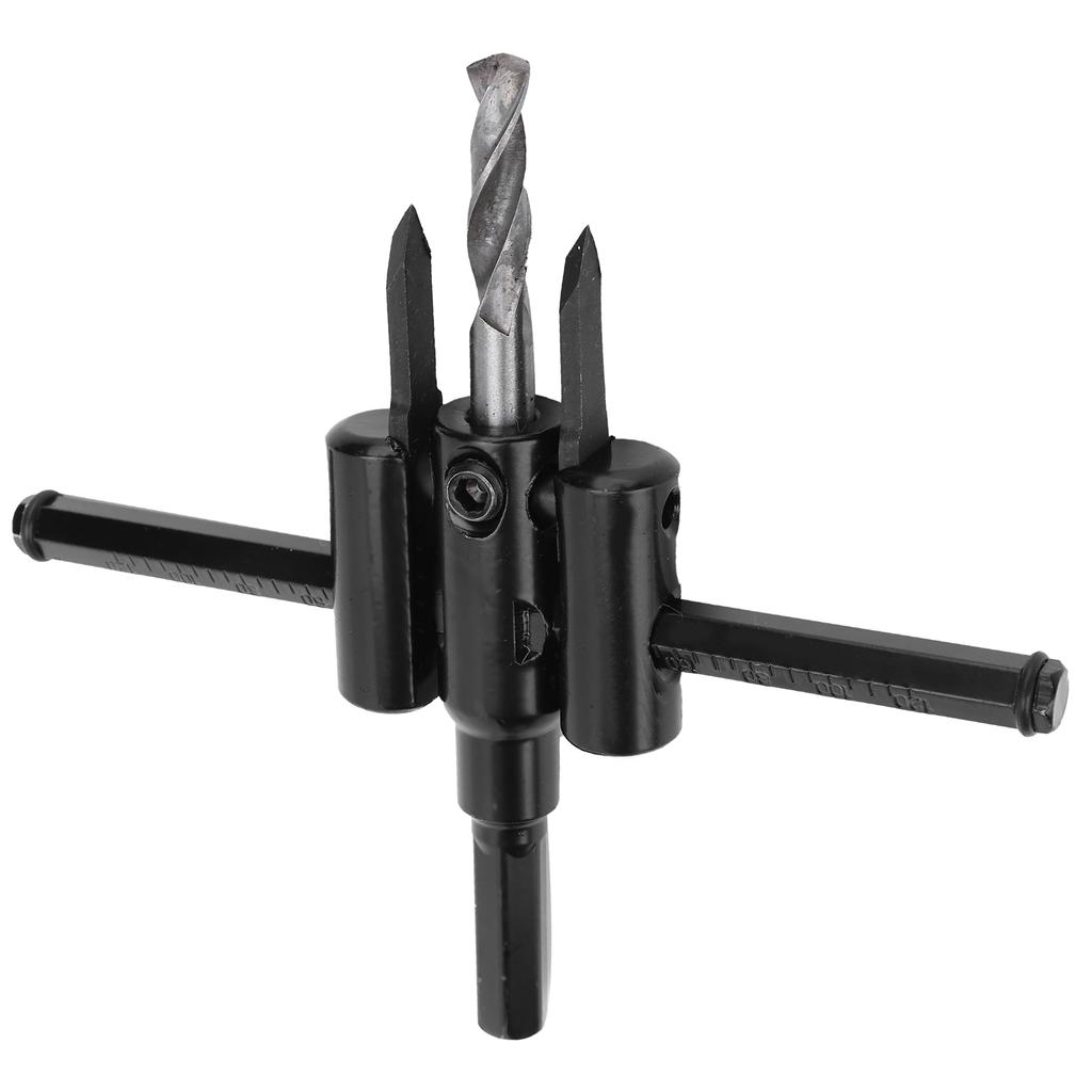 Adjustable Hole Cutter Saw Kit Alloy Steel DIY Round Cutting for Wood Plastic Board30120mm