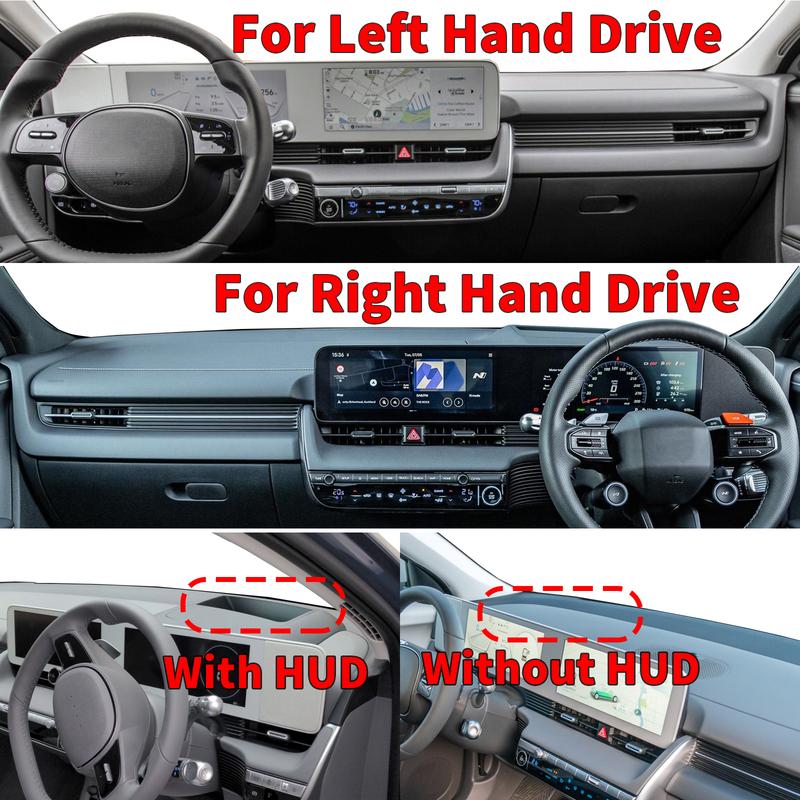 for Hyundai IONIQ 5 2024 2025 N-line Accessories DashMat Car Dashmat Dashboard Cover Pad Sunshade Protective Carpet
