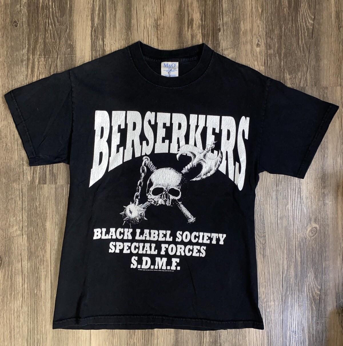 Vintage Black Label Society Shirt BERSERKERS Mens Medium Rock Zak Wylde Band Tee S