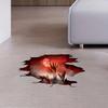 Creative Halloween 3D Ghost Hand Sticker Terrifying Removable Wall Decor for Mall Cross-border Home Festive Atmosphere