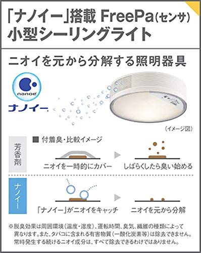 Panasonic LED Ceiling Light with Human Sensor Equipped with Nanoe 100 Type Warm White LGBC55011LE1