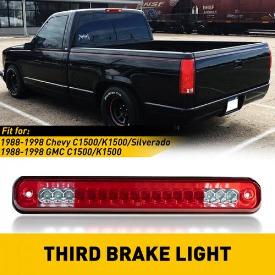 Smoked LED 3Rd Brake Light Cargo Lamp For 88-98 Chevy Silverado GMC C1500 EOA