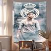 Cr7 Portugal Pattern Tapestry Wall Hanging Boho Aesthetic Wall Blanket For Bedroom Living Room Dorm Home Wall Decor 1012659