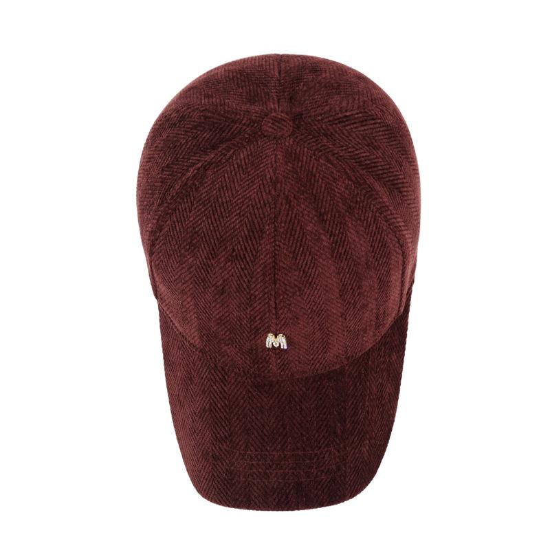 Bokstav Basebollkeps Dam Höst Vinter Utomhuskeps