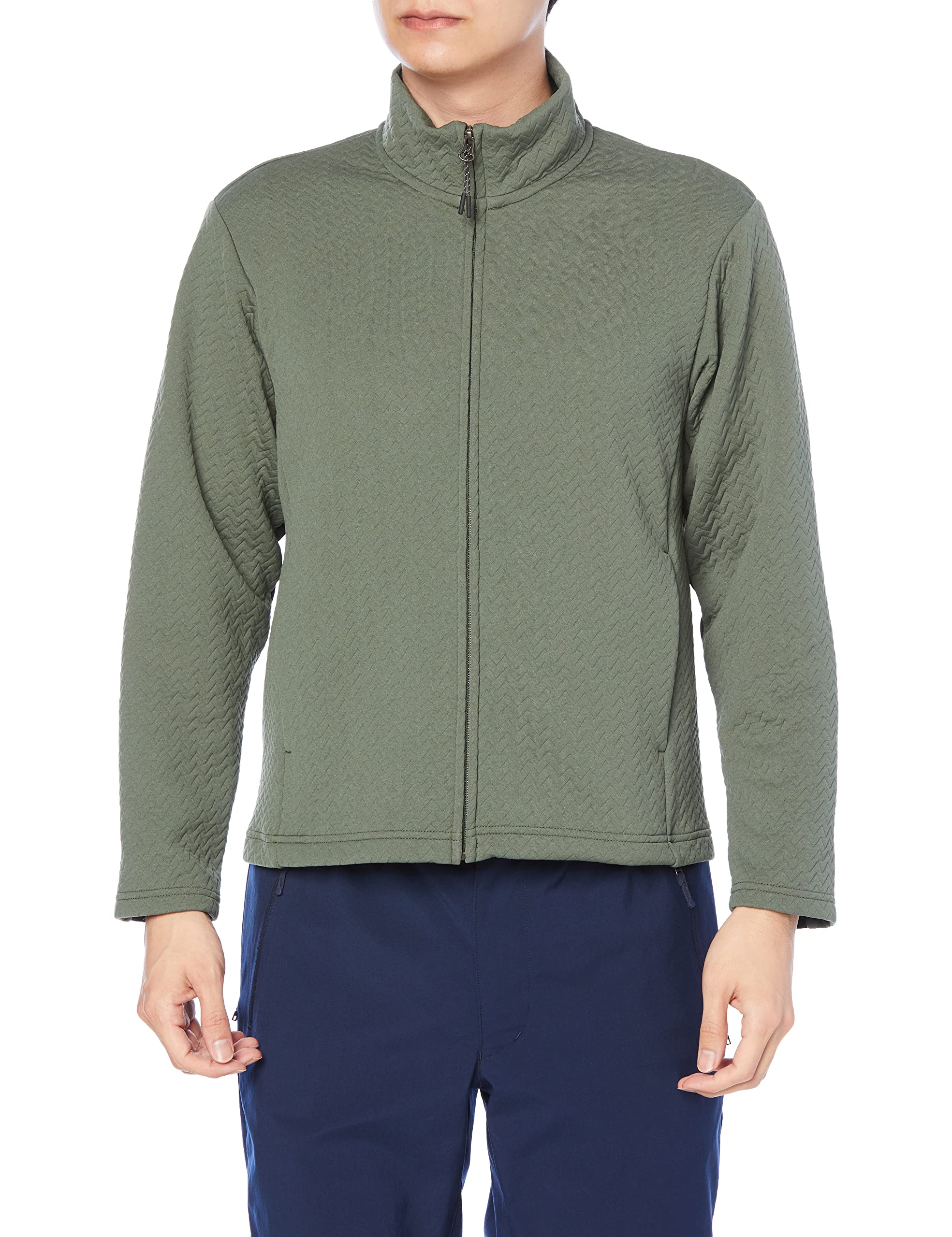 

Mizuno Breath Thermo Ripple Quilted Hybrid Outdoor for and Cold Weather Protection Jacket, B2MC1510, Men s Clover, Medium, Trekking, Mountaineering,