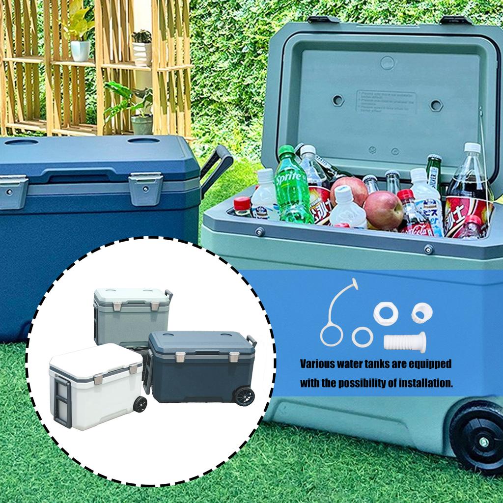 Plastic Threaded Drain Plug Replacement Cooler Threaded Drain Plug Caps Drain Plug Assembly for Coolers Enduring