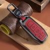Metal Key Fob Case Cover Fit For Ford Fusion Mondeo Mustang F-150 Explorer Edge Auto Styling Key Fob Protective Key Ring