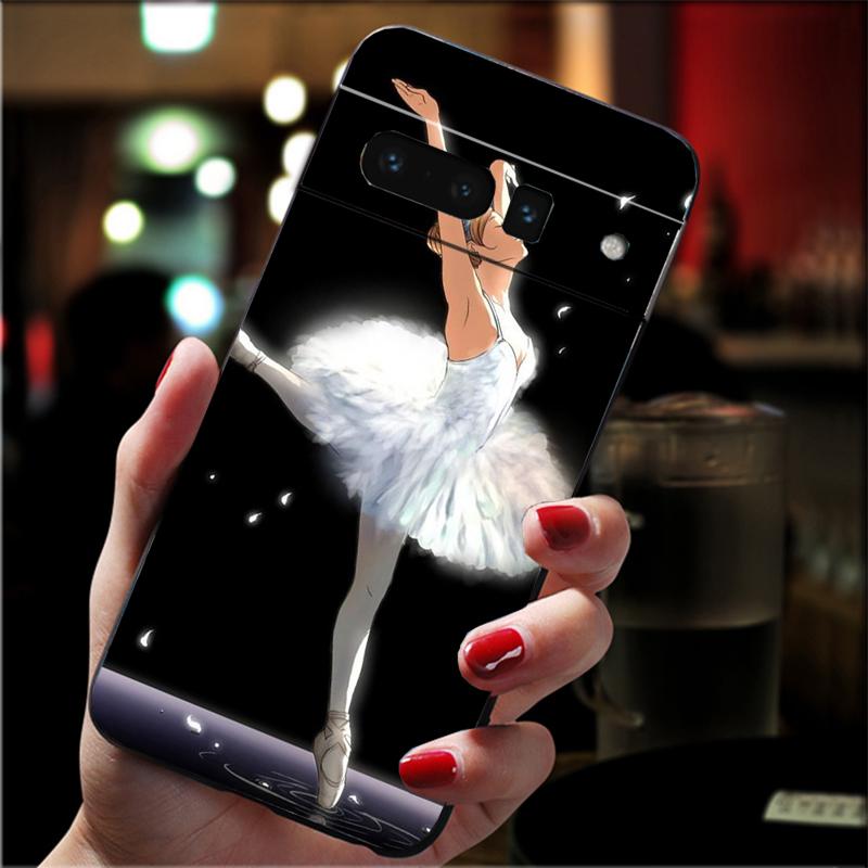 Phone Case For Google Pixel 10 Pro XL 9 Pro XL 9A 8 7 6 Pro Pixel 8A 7A 6A Pixel 8 7 6 5 Ballerina Dance Ballet Girl