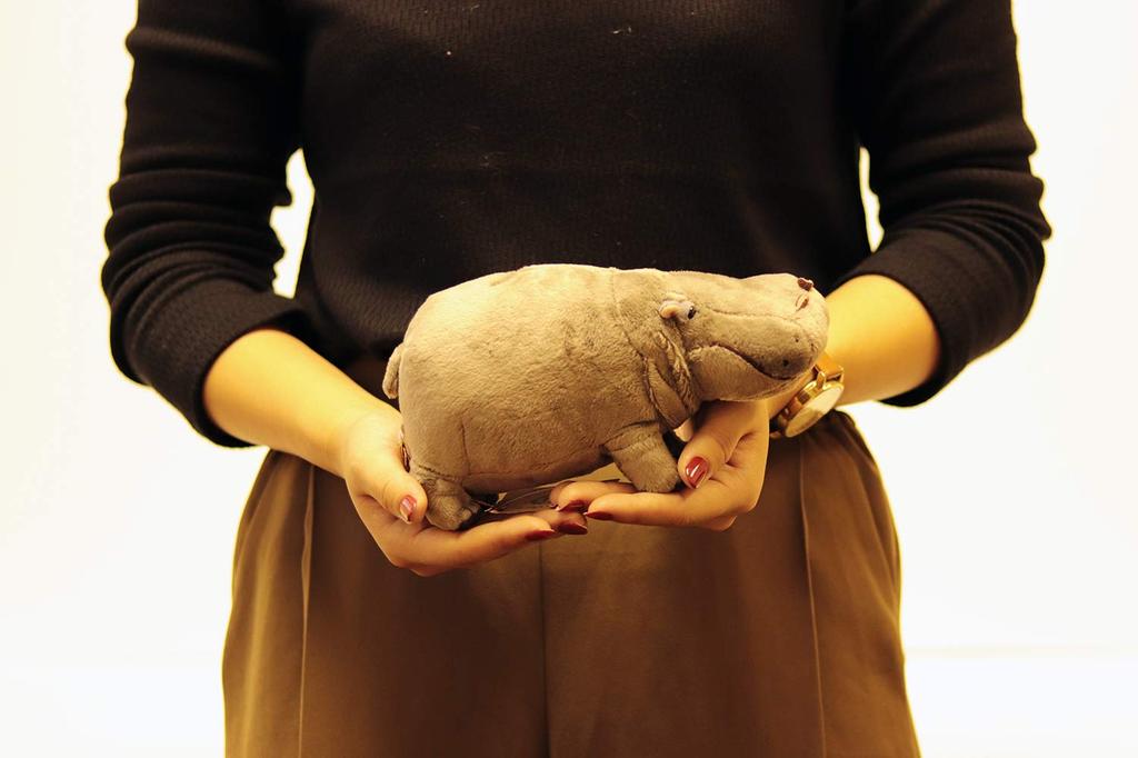 Yoshitoku Land Friends Plush Toy Hippopotamus S 180190