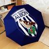 Bromwich Albion  Automatic Folding Umbrella - 8-Rib Travel Umbrella with Auto Open/Close & Portable Gifts for Holidays or Birthdays