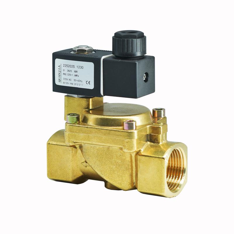 Brass 2252 Series Large Bore Diaphragm Solenoid Valve for Air/Water