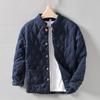 L113 Men's Retro Chinese Stand Collar Casual Cotton Coat