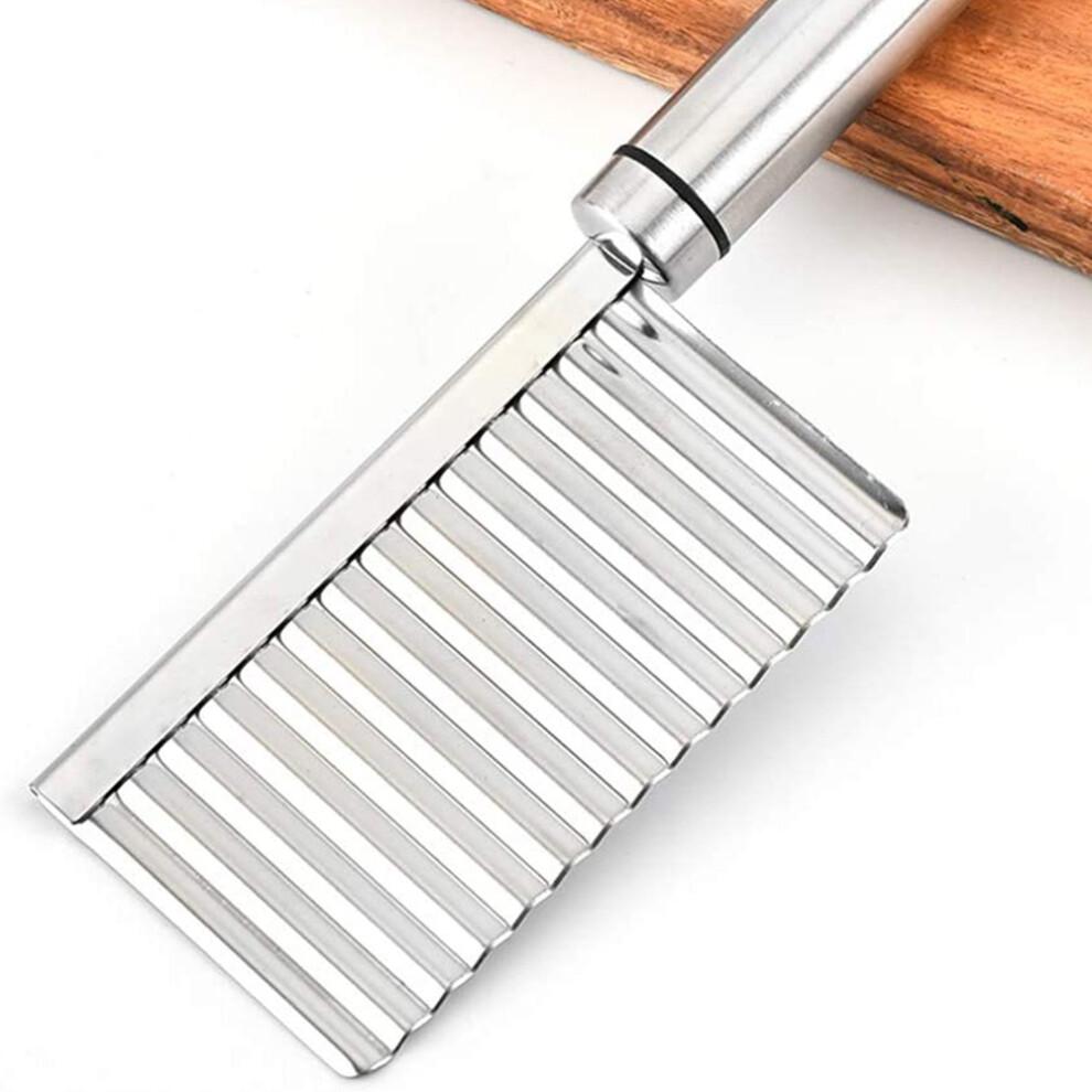 Chef's Companion Multipurpose Vegetable Slicer, Universal Standard-Sized: Simplify Your Cooking Routine With This Durable Rust-Resistant Crinkle