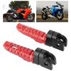 Pair of Front Foot Pegs Pedals Motorcycle Modification Fit for Honda CB125R CB300R CB1300SF CB600FRed