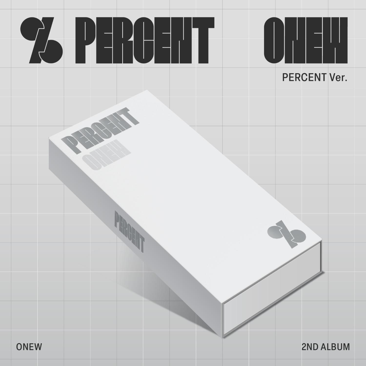 

(PERCENT ver.) ONEW (SHINee) [PERCENT] 2nd Full Album PERCENT ver.