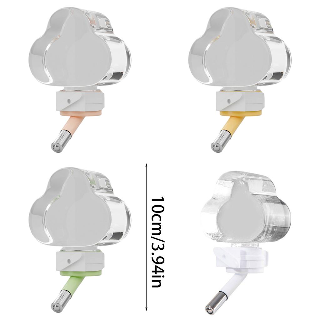 Automatic Water Bottle for Small Pet Cage Mounted Water Drinking Bottle Cloud Shaped Water Dispenser for Rabbits Rodents
