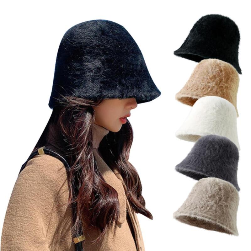 Klassieke Zachte Bont Emmer Wintermuts voor Dames